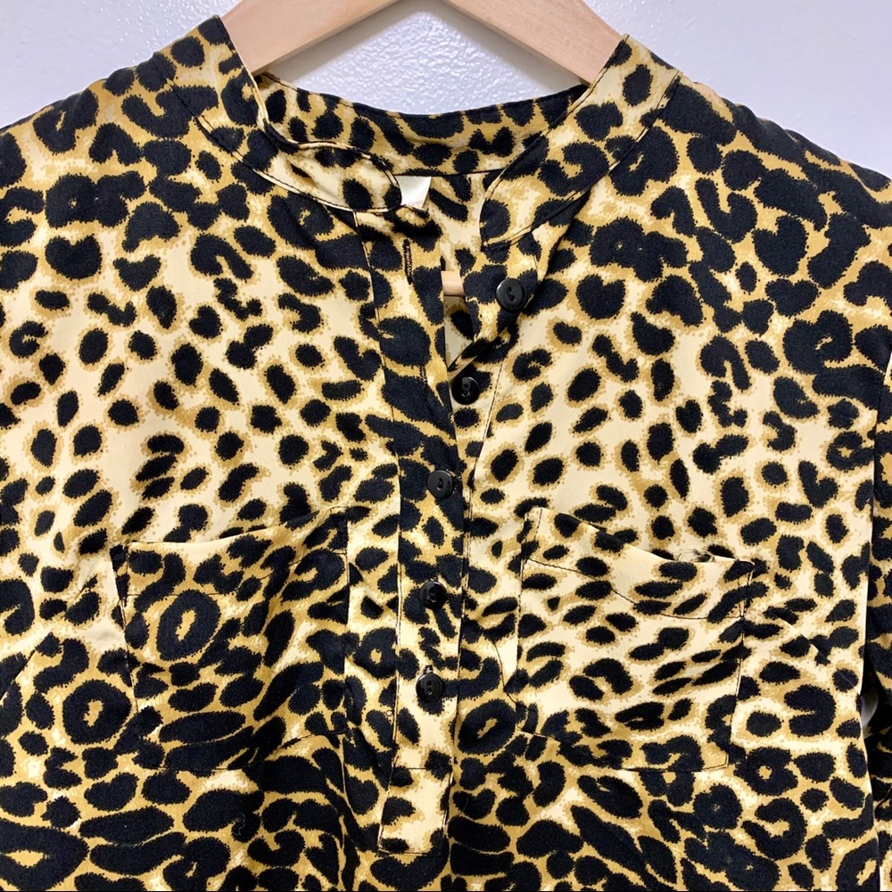 Leopard Button Up Shirt - Picture 2 of 5
